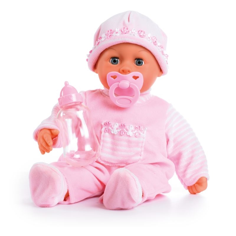 Bayer Design - First Word Baby  - Pink 38 cm - Blød krop